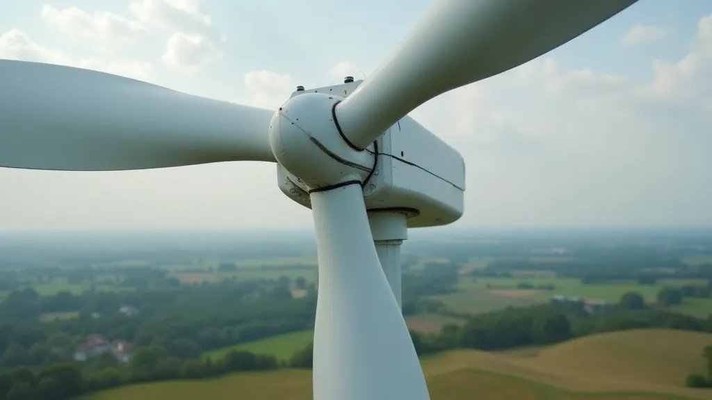 Imbalanced Wind Turbine Blade